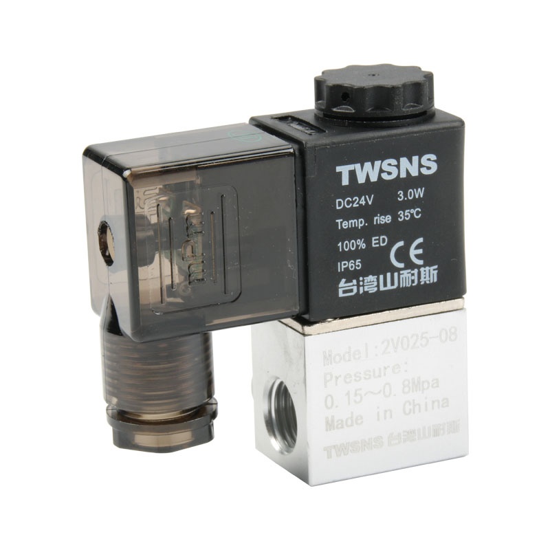 台湾山耐斯电磁阀2V系列电磁阀(二口二位)